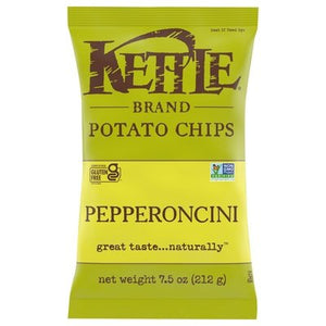 Kettle Brand Potato Chips Pepperoncinni 12/7.5 OZ [UNFI #2895209] [ebt]