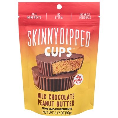 Skinnydipped Cups Milk Chocolate Peanut Butter 10/3.17 OZ [UNFI #2699486] [ebt]