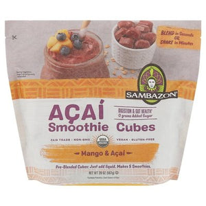 Sambazon Smoothie Cubes Mango & Acai Og2 6/20 OZ [UNFI #2906766] [ebt]
