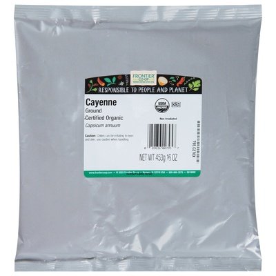 Frontier Nat Prod Co-Op Cayenne Ground 1LB Og2 [UNFI-CARLISLE #735621] [ebt]