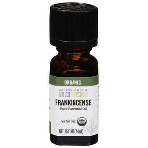 Aura Cacia Pure Essential Oil Organic Frankincense Restoring Og2 1/.25 OZ [UNFI-CARLISLE #2043081] T
