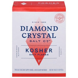 Diamond Crystal Salt Flakes Kosher 12/1 LB [UNFI #2964559] [ebt]