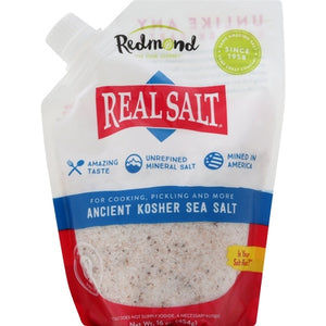 Real Salt Kosher Sea Salt 6/16 OZ [UNFI #592774] [ebt]