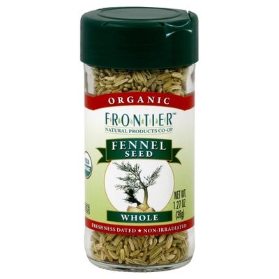 Frontier Nat Prod Co-Op Fennel Seed Whole Og2 1/1.28 OZ [UNFI-CARLISLE #972687] [ebt]