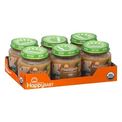 Happy Baby Pears Organics Stage 1 Og2 6/4 OZ [UNFI #2473668] [ebt]