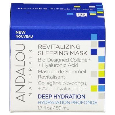 Andalou Naturals Sleeping Mask Revitalizing Deep Hydration 1/1.7 OZ [UNFI-CARLISLE #2790780] T