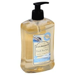 A La Maison Soap Liquid From France For Hand & Body Fresh Sea Salt 1/16.9 OZ [UNFI-CARLISLE #1609858] T