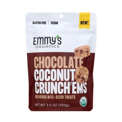 Emmys Organics Chocolate Coconut Crunchems Og2 6/3.5 OZ [UNFI-CARLISLE #2982288] [ebt]