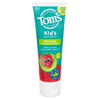 Toms Of Maine Toothpaste Natural Kids Silly Strawberry 6/5.1 OZ [UNFI-CARLISLE #2555456] T