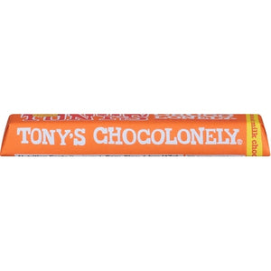 Tonys Chocolonely Milk Chocolate Caramel Sea Salt 20/1.66 oz [UNFI #2998326 ] [ebt]
