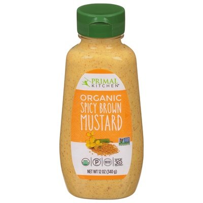 Primal Kitchen Mustard Organic Spicy Brown Og2 6/12 OZ [UNFI #2604478] [ebt]