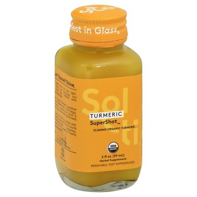 Sol-Ti Super Shot Organic Turmeric 17 000 Mg Og2 12/2 OZ [UNFI #2849990] [ebt]
