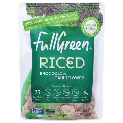 Fullgreen Broccoli & Cauliflower Riced 6/7.05 OZ [UNFI #2516581] [ebt]
