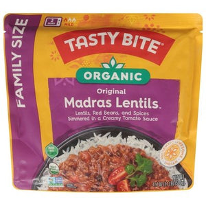 Tasty Bite Madras Lentils Original Organic Og2 6/17.7 OZ [UNFI-CARLISLE #2948487] [ebt]