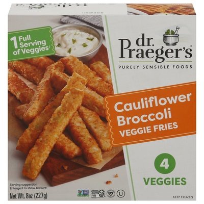 Dr Praegers Veggie Fries Cauliflower Broccoli 6/8 OZ [UNFI #2938421] [ebt]
