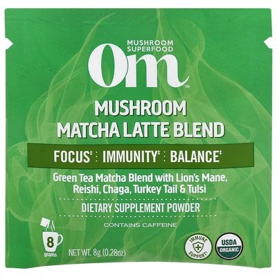 Om Matcha Latte Blend Mushroom Og2 10/.21 OZ [UNFI-CARLISLE #2552388]