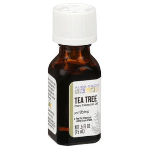 Aura Cacia Pure Essential Oil Tea Tree Purifying 1/.5 OZ [UNFI-CARLISLE #620864] T