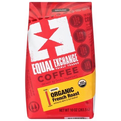 Equal Exchange Coffee Organic Ground Dark French Roast Og1 6/10 OZ [UNFI #519538] [ebt]