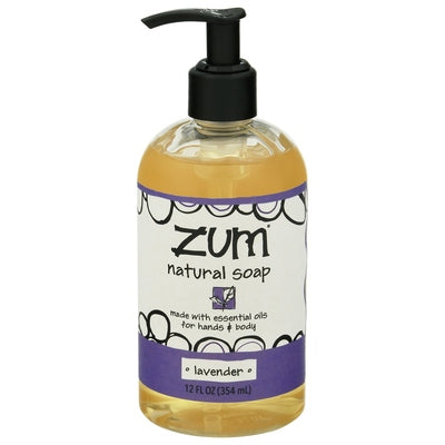 Zum Natural Soap Lavender 6/12 oz [UNFI-CARLISLE #3191277] T