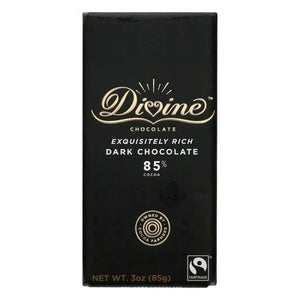 Divine Chocolate Dark Chocolate 12/3 OZ [UNFI-CARLISLE #2398683] [ebt]