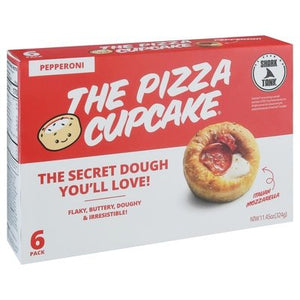 The Pizza Cupcake Pizza Cupcake Pepperoni 6 Pack 5/11.45 OZ [UNFI #2930204] [ebt]
