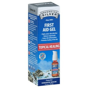 Sovereign Silver First Aid Gel Topical Healing Pump 1/1 OZ [UNFI-CARLISLE #2155489]
