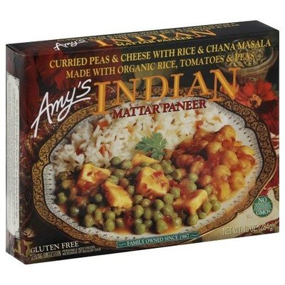 Amys Mattar Paneer Indian Og3 12/10 OZ [UNFI #245969] [ebt]