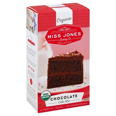 Miss Jones Baking Co Cake Mix Chocolate Og2 6/15.87 OZ [UNFI #1725233] [ebt]