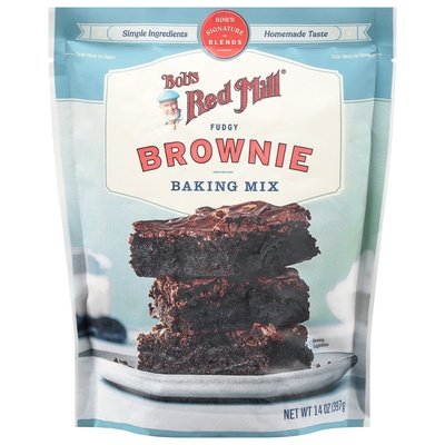 Bobs Red Mill Baking Mix Fudgy Brownie 4/14 OZ [UNFI #3032067] [ebt]