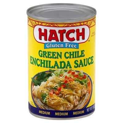 Hatch Chile Enchilada Sauce Green Chile Gluten Free Medium 12/15 OZ [UNFI #568295] [ebt]