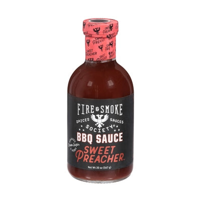 Fire And Smoke Bbq Sweet Preacher Sauce 6/20 OZ [UNFI #3000627] [ebt]