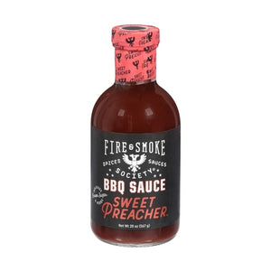 Fire And Smoke Bbq Sweet Preacher Sauce 6/20 OZ [UNFI #3000627] [ebt]