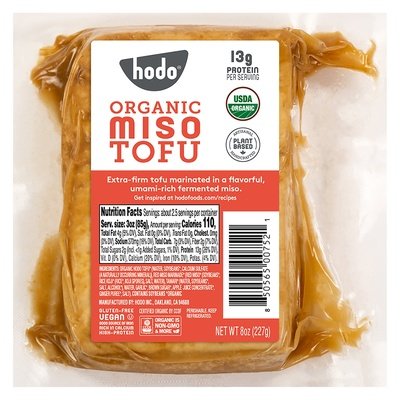 Hodo Foods Tofu Organic Miso Og2 6/8 OZ [UNFI #3009883] [ebt]