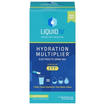 Liquid I V Electrolyte Drink Mix Watermelon 1/5.65 OZ [UNFI-CARLISLE #2696243] [ebt]