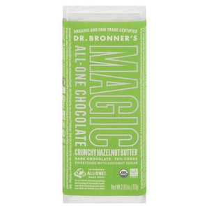 Dr Bronners Dark Chocolate Crunchy Hazelnut Butter 70% Cocoa Og2 12/2.93 OZ [UNFI-CARLISLE #2724128] [ebt]