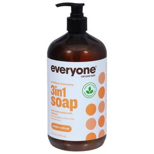Everyone Soap 3 In 1 Cedar + Citrus 1/32 OZ [UNFI-CARLISLE #1175470] T