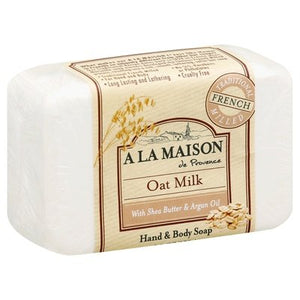 A La Maison Soap Hand & Body Oat Milk 1/8.8 OZ [UNFI-CARLISLE #842617] T