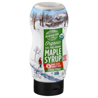 Butternut Mountain Farm Syrup Organic Maple Og2 12/12 OZ [UNFI #1592633] [ebt]