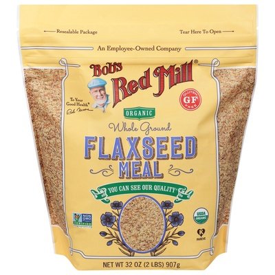 Bobs Red Mill Flaxseed Meal Organic Whole Ground Og2 4/32 OZ [UNFI #2153146] [ebt]
