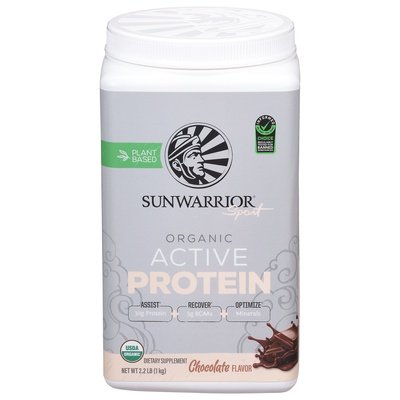 Sunwarrior Active Protein Organic Sport Chocolate Flavor Og2 1/2.2 LB Og2 [UNFI-CARLISLE #2936706]