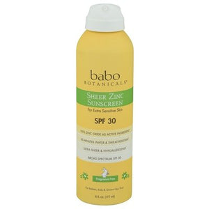 Babo Botanicals Sunscreen Sheer Zinc Broad Spectrum Spf 30 1/6 OZ [UNFI-CARLISLE #1798123] T
