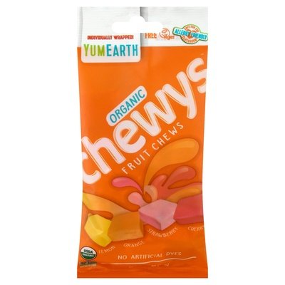 Yumearth Fruit Chews Organic Lemon Orange Strawberry Cherry Og2 12/2 OZ [UNFI-CARLISLE #2775393] [ebt]