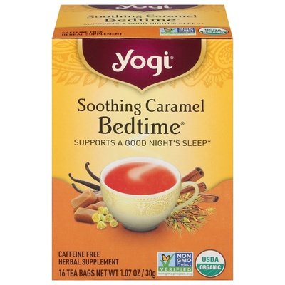 Yogi Herbal Tea Bedtime Soothing Caramel Tea Bags 6/16 BAG [UNFI #744458] [ebt]