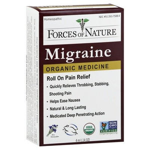 Forces Of Nature Migraine Organic Roll On Iris Versicolor 1/4 ML [UNFI-CARLISLE #1957430] T