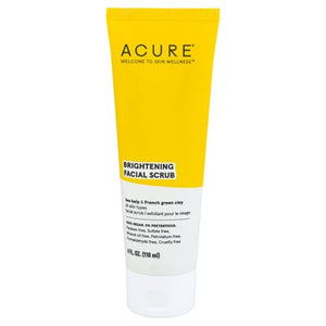 Acure Facial Scrub Brightening 1/4 FL [UNFI-CARLISLE #1848605] T