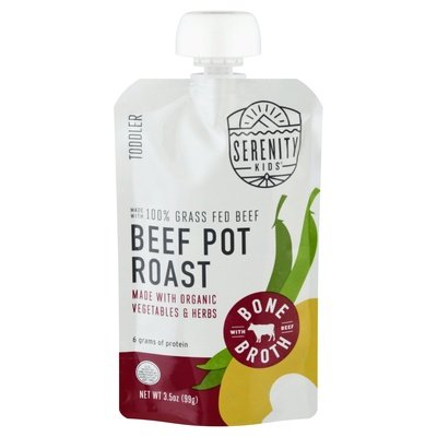 Serenity Kids Beef Pot Roast Toddler 6/3.5 OZ [UNFI-CARLISLE #2634954] [ebt]