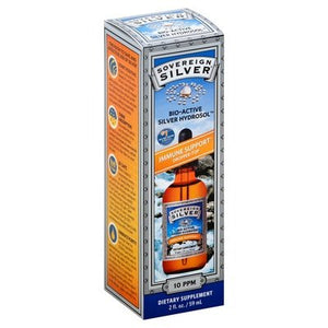 Sovereign Silver Silver Hydrosol Bio-Active 10 Ppm Dropper-Top 1/2 OZ [UNFI-CARLISLE #2155588]