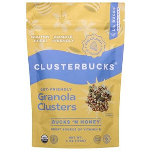 Clusterbucks Granola Cluster Bucks N Honey Og2 6/6 OZ [UNFI #3020997] [ebt]