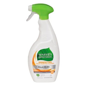 Seventh Generation Multi-Surface Cleaner Disinfecting Lemongrass Citrus Scent 8/26 OZ [UNFI #214213] T