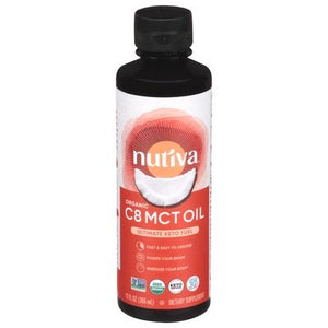 Nutiva Mct Oil C8 Organic Og1 1/12 OZ [UNFI-CARLISLE #2826568]